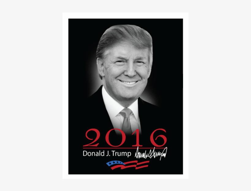 Donald Trump 2016 Portrait Magnet - Poster, transparent png download