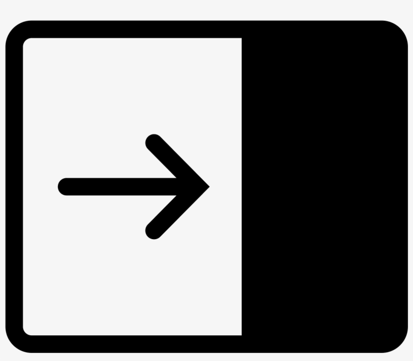 Close Pane Filled Icon - Sign, transparent png download