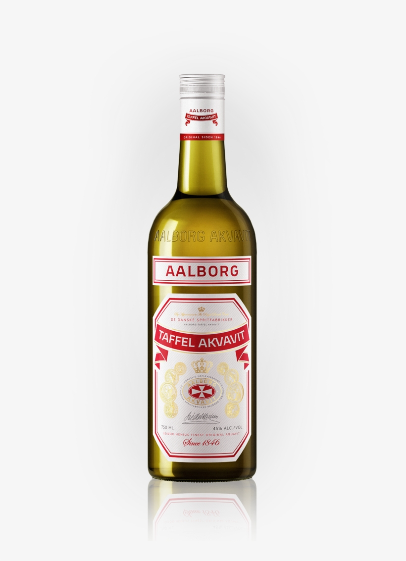 Bottles 0004 Allborg-akavit - Aalborg Akvavit, transparent png download