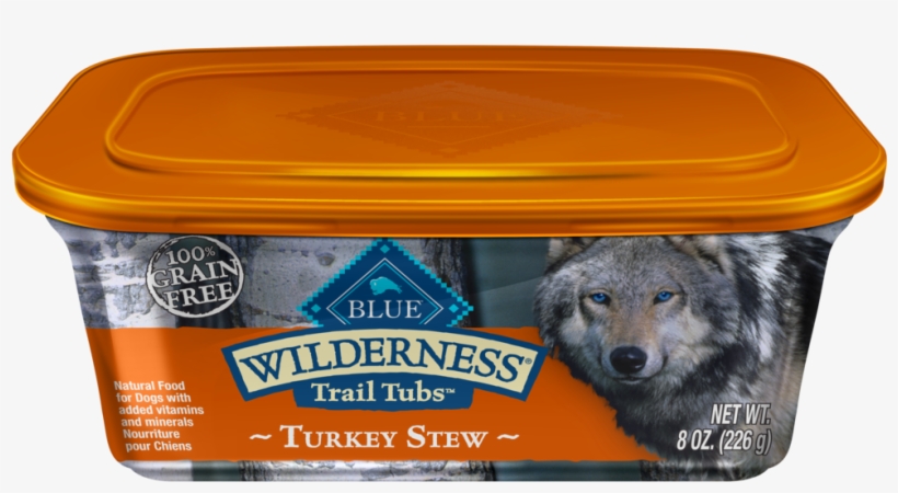 Blue Buffalo Wilderness Trail Tubs Grain Free Turkey - Dog Food, transparent png download