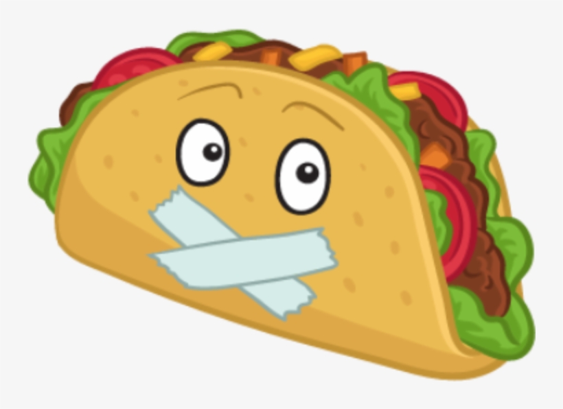 The Wanted Taco Catering - Cartoon Hard Tacos, transparent png download