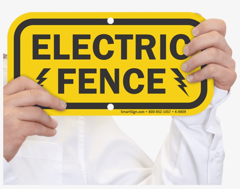 Free Png Download Danger Electric Fence Sign Png Images - Sign, transparent png download