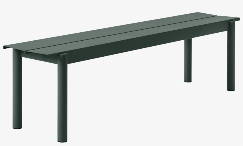 Linear Steel Bench - Muuto Bench, transparent png download