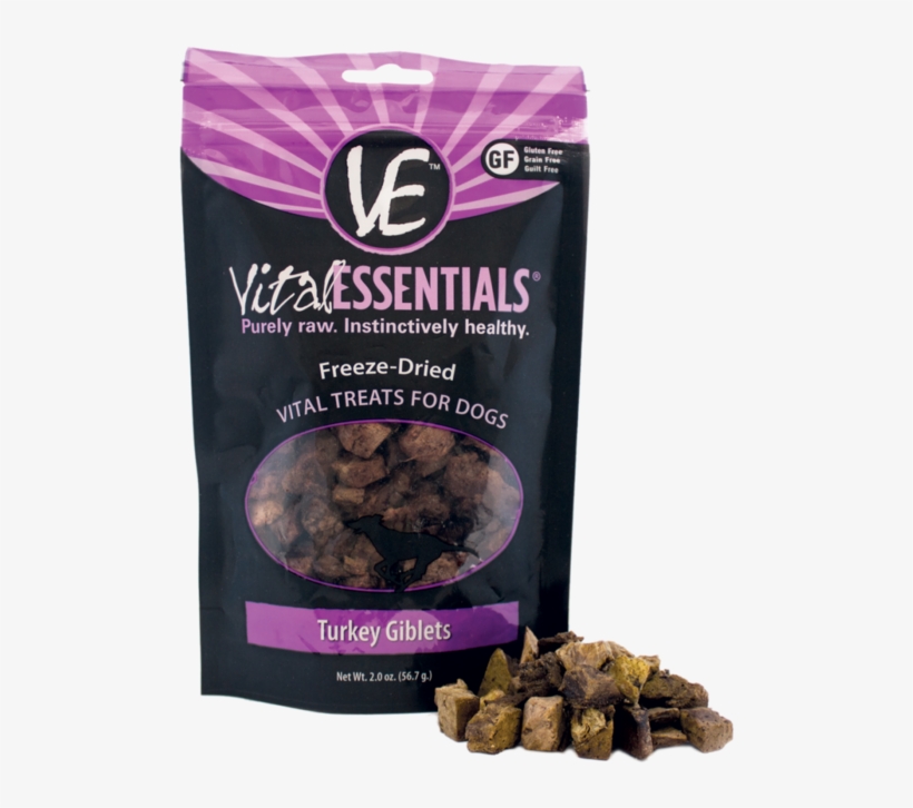 Vital Essentials Freeze Dried Turkey Giblets Vital - Vital Essentials Freeze Dried Minnows, transparent png download