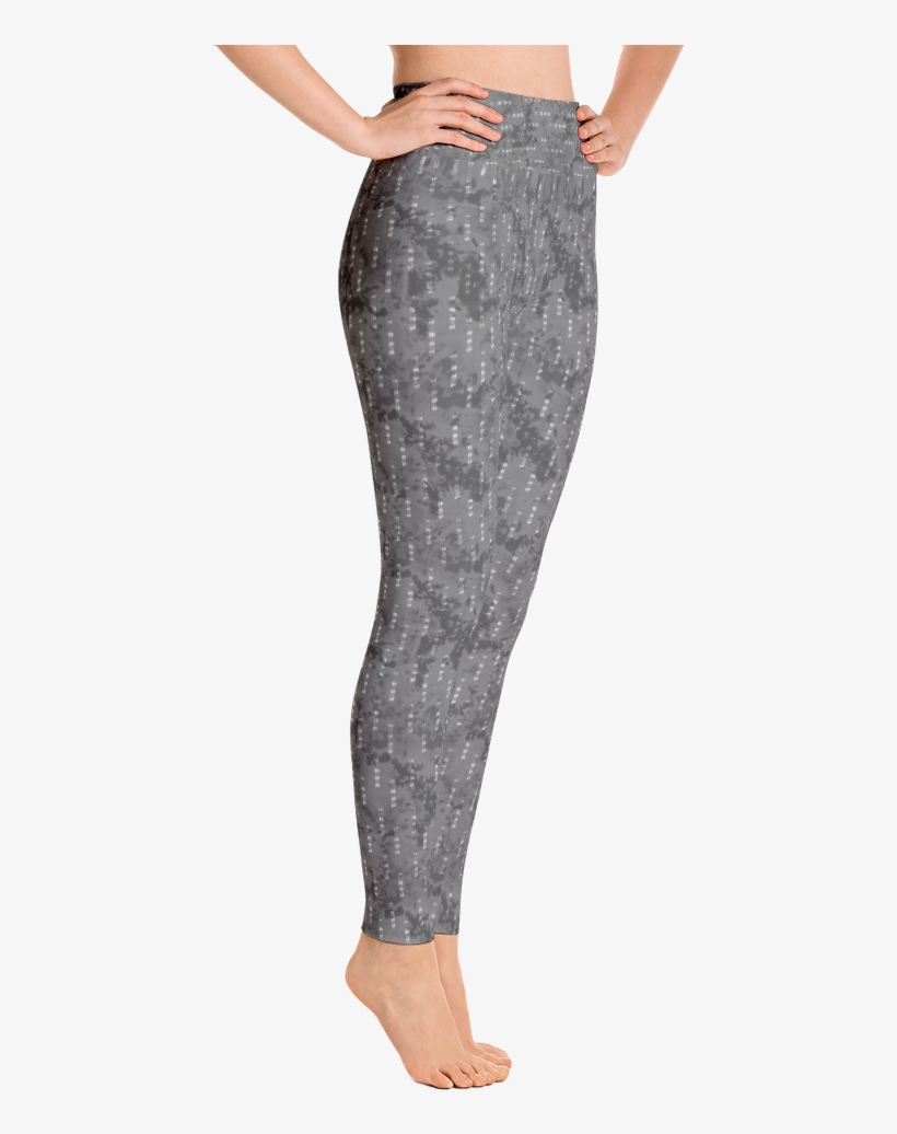 Pinstripe Geo - Yoga Pants, transparent png download