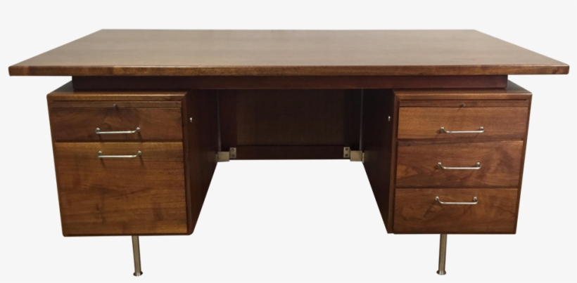 Png Black And White Jens Risom Floating Mixed Furniture - Writing Desk, transparent png download