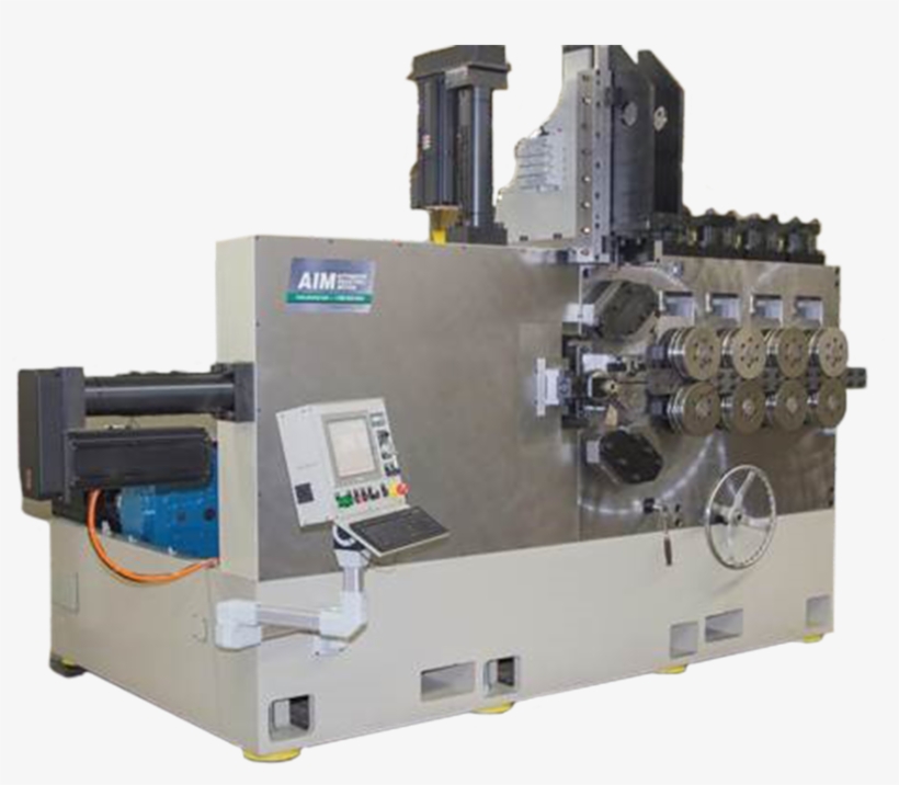 Aim 4000 Cnc Spring Coiler, Automated Industrial Motion, - Lathe, transparent png download