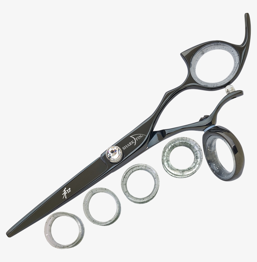 Right Hand Professional Plus Swivel Black Titanium - Scissors, transparent png download