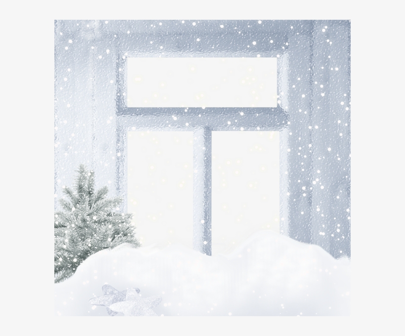 Hivers Winters Neige Paysage - Зимнее Окно Png, transparent png download
