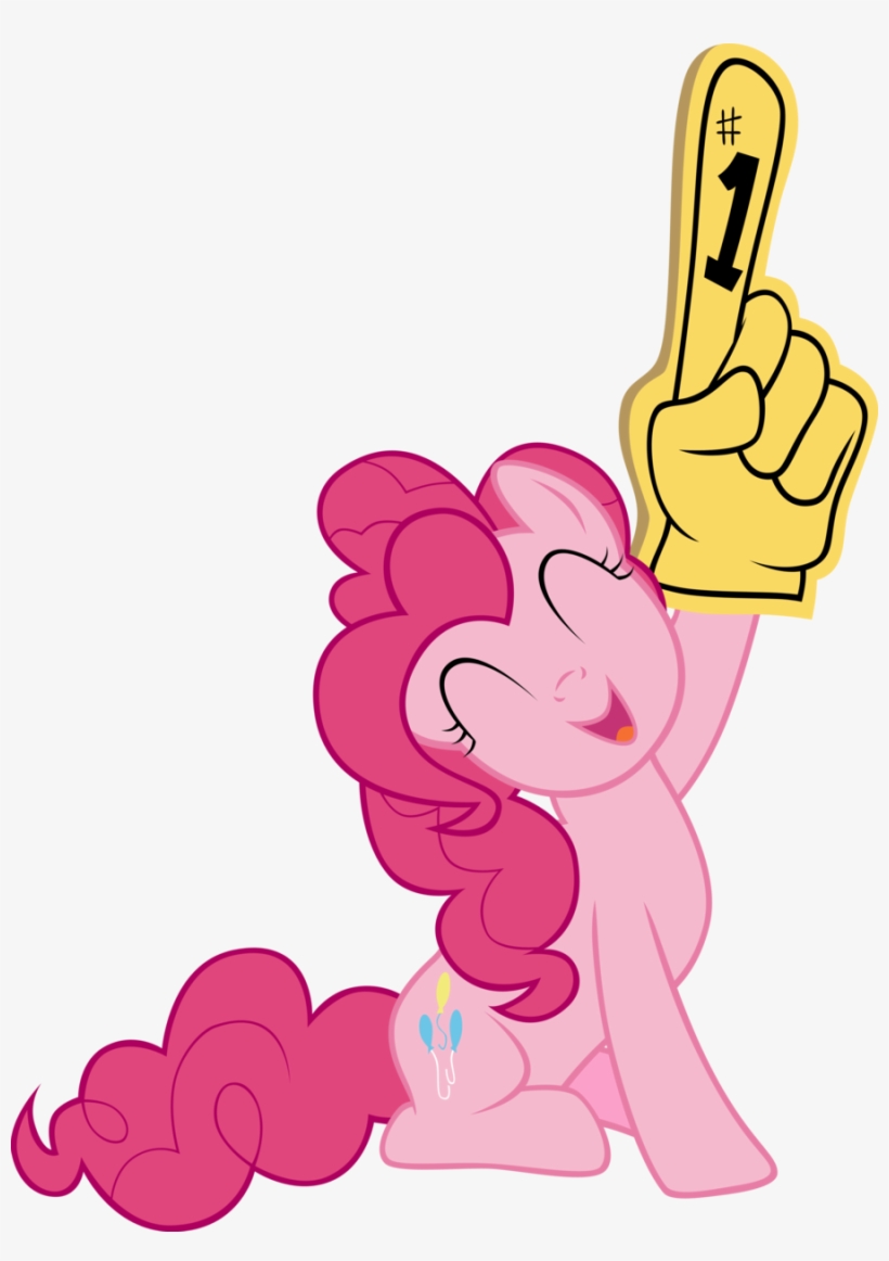 Pinkie Pie Giving A Big Hand By Elegantmisreader - Pinkie Pie Hand, transparent png download