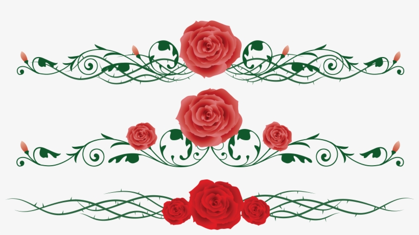 And Flower Chinese Rose Vine Thorns, Prickles Clipart - Rose On Vine Clip Art, transparent png download