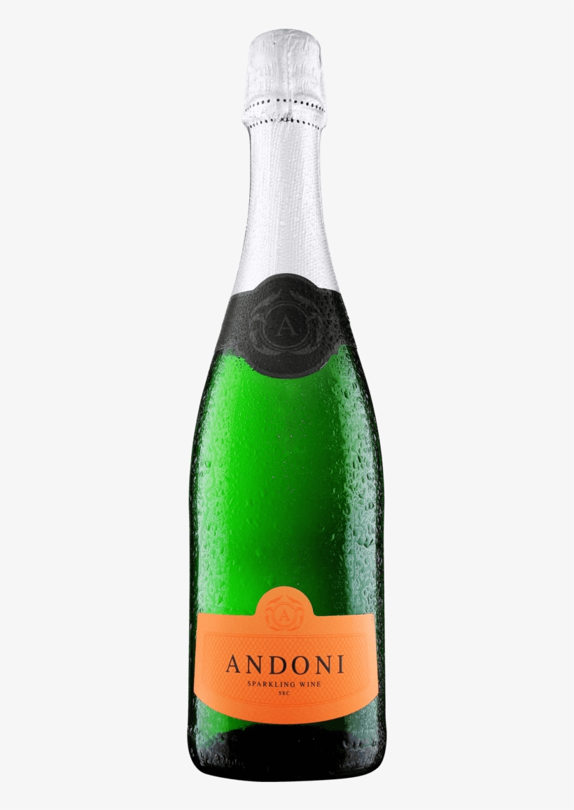 Andoni Sec Sparkling - Glass Bottle, transparent png download