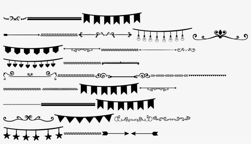 Decorative Dividers Specimen 12 - Illustration, transparent png download