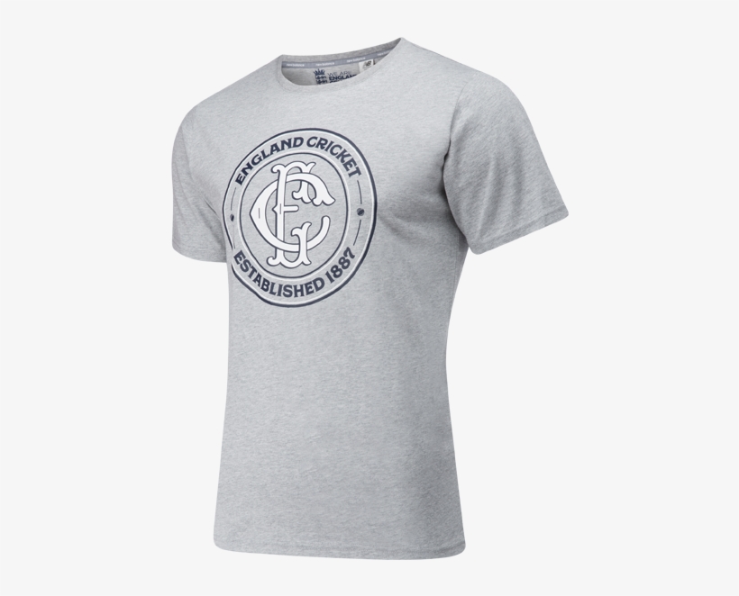 New Balance England Graphic Tee Grey - Active Shirt, transparent png download
