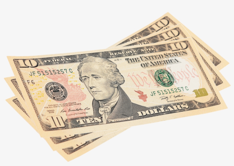 Free Png Download 10 Dollar Bill Png Images Background - 10 Dollar Bill, transparent png download
