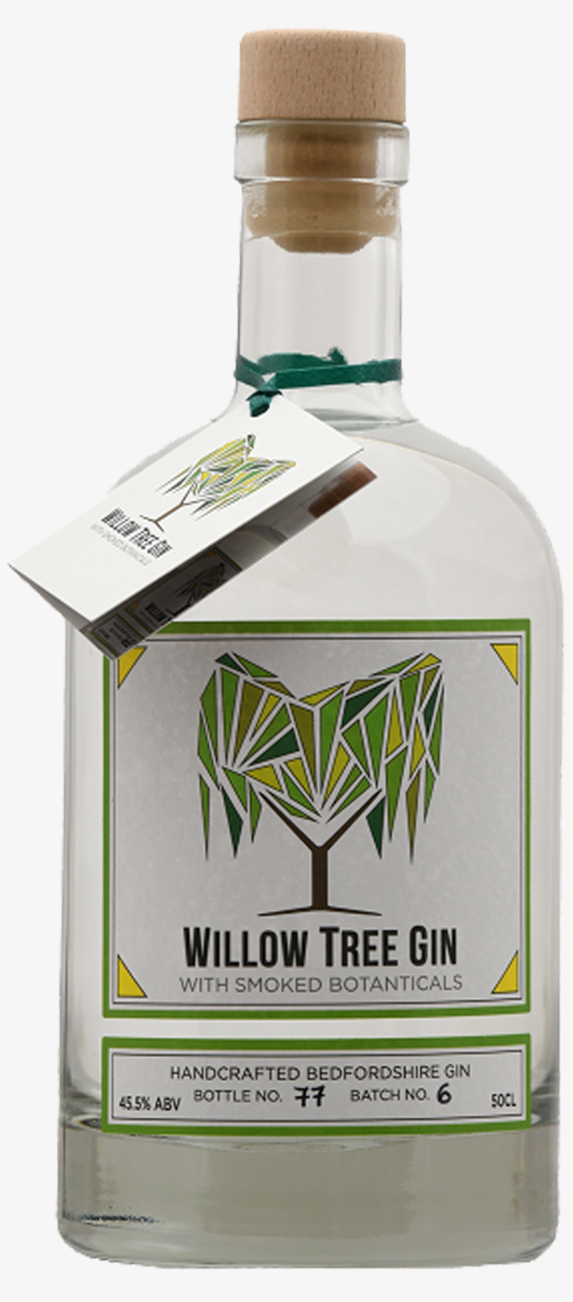 Willow Tree Gin 50cl - Glass Bottle, transparent png download