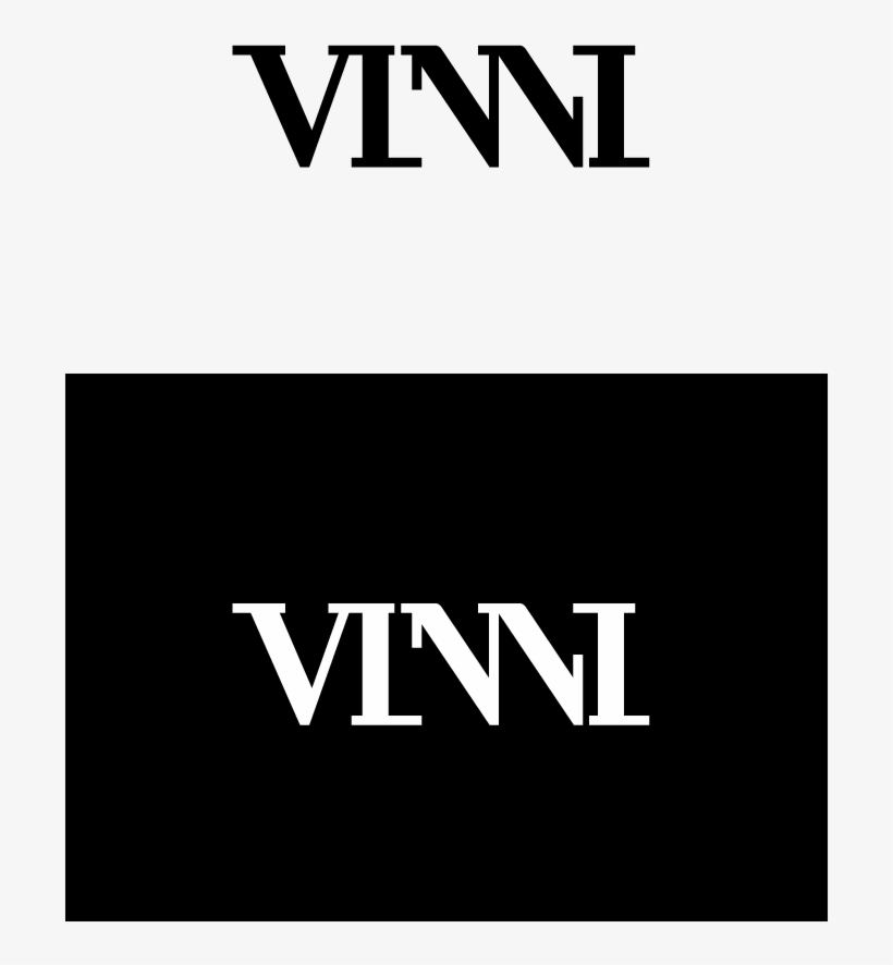 Vinni Logo, Positive And Negative - Vinni, transparent png download