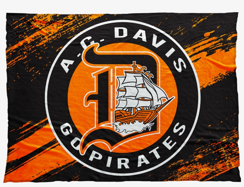 Davis Pirates High School Blanket, transparent png download