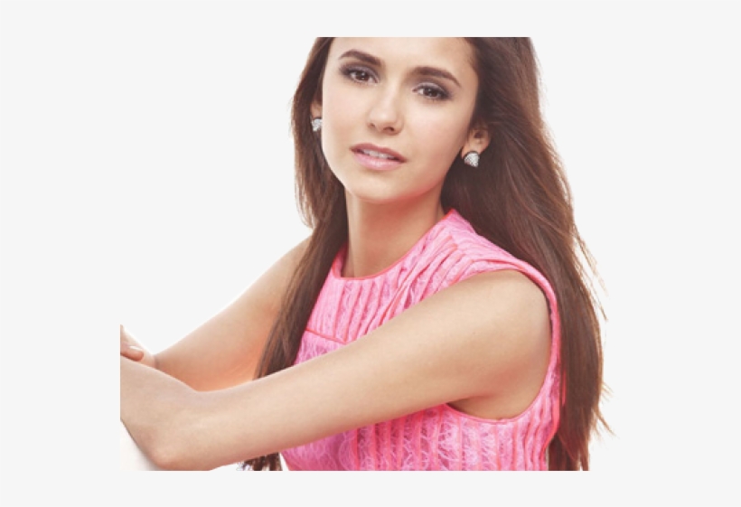 Nina Dobrev Pink Outfit, transparent png download
