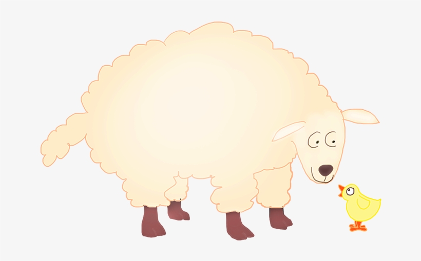 Easter Lamb And Chicken - Sheep, transparent png download