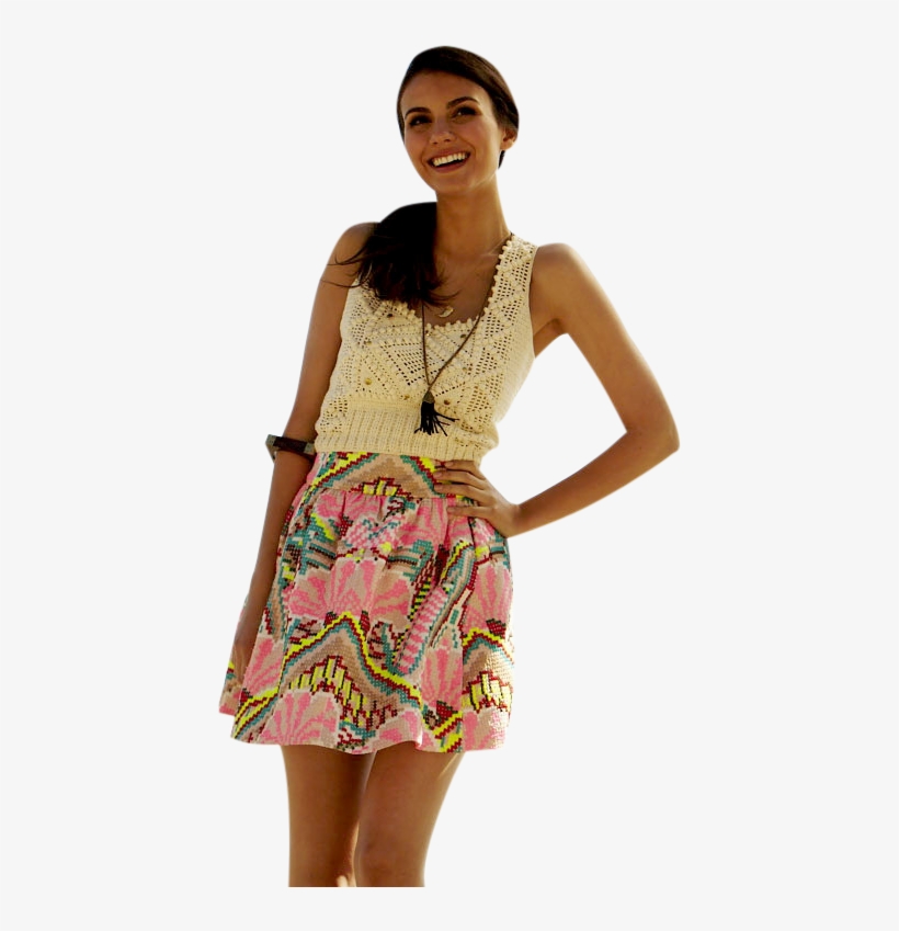 51 Images About Victoria Justice On We Heart It - Day Dress, transparent png download