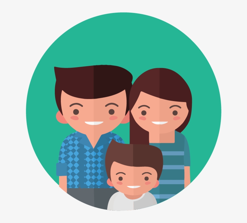 Happyfamily - Cartoon, transparent png download
