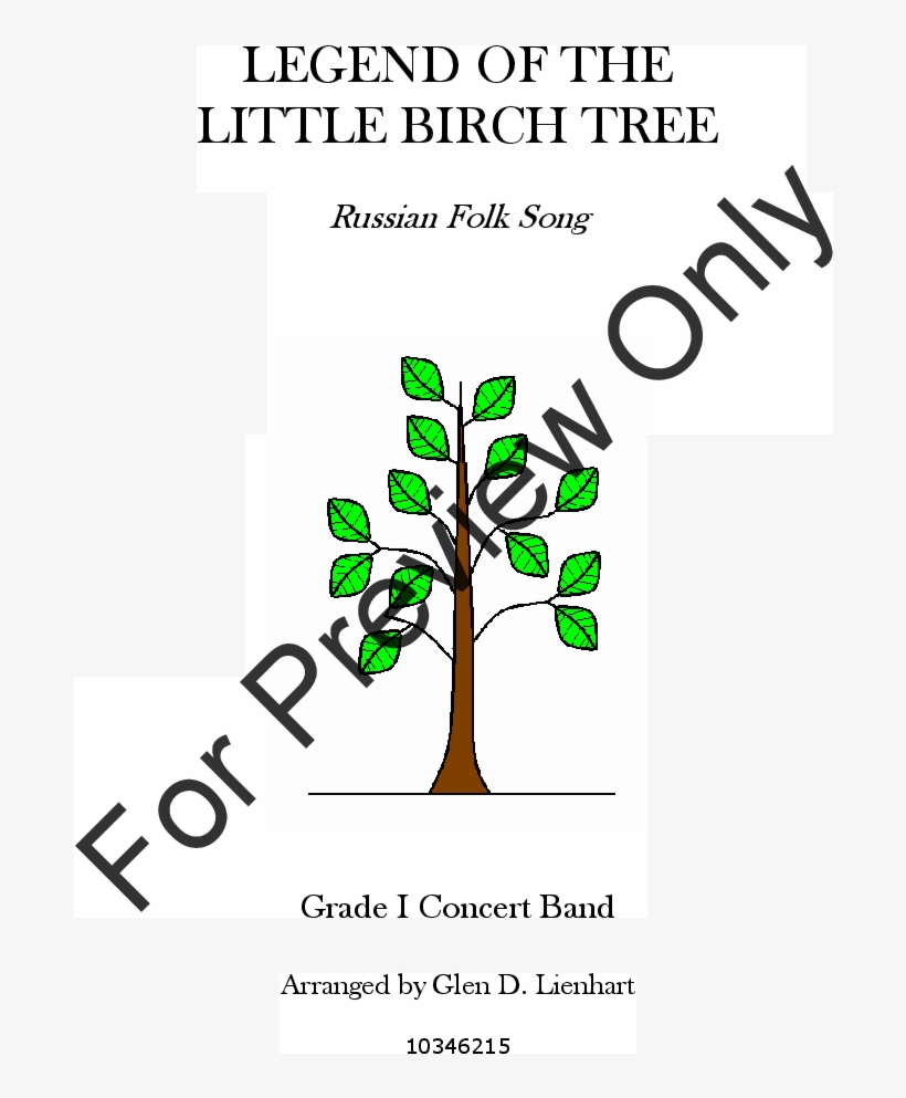 Legend Of The Little Birch Tree Thumbnail - Graphic Design, transparent png download