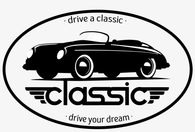 Drive A Classic Car Inspiration - Classic Car Logo Design, transparent png download