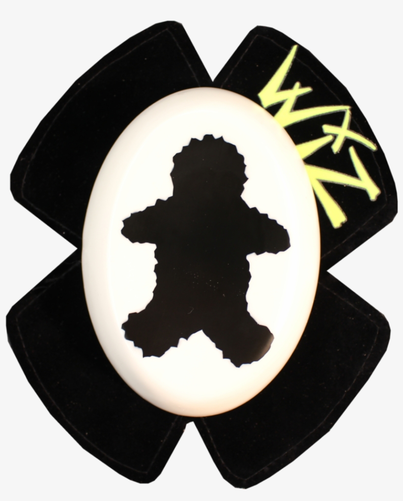 Black White Fat Man - Isle Of Man Knee Sliders, transparent png download
