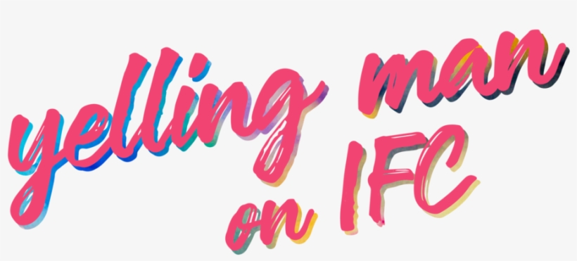 Yelling Man - Calligraphy, transparent png download