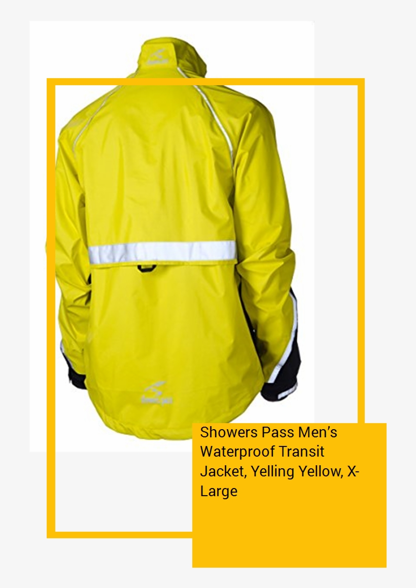Showers Pass Men's Waterproof Transit Jacket, Yelling - Pocket, transparent png download