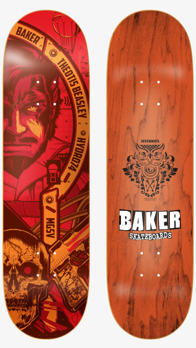 By Hydro74, By Baker Skateboards, With The Global Support, transparent png download
