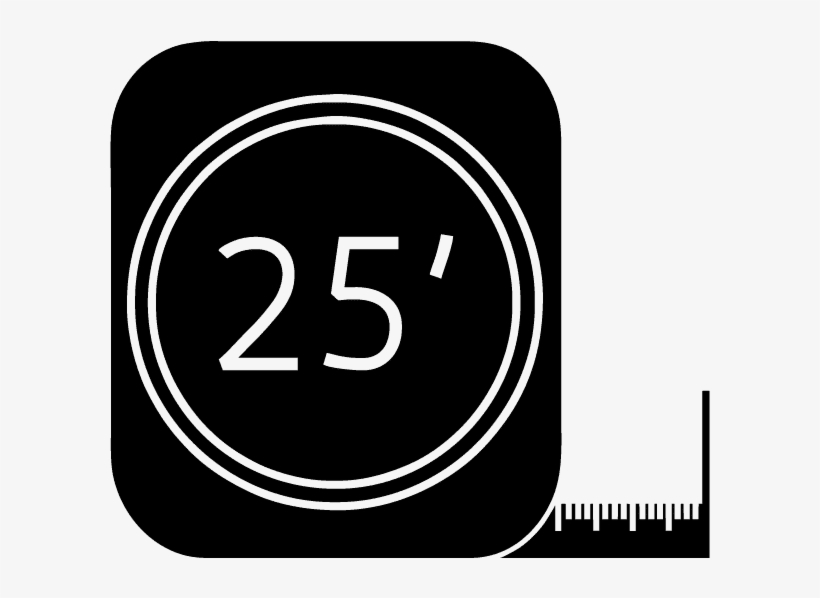 Tape Measure - Circle, transparent png download