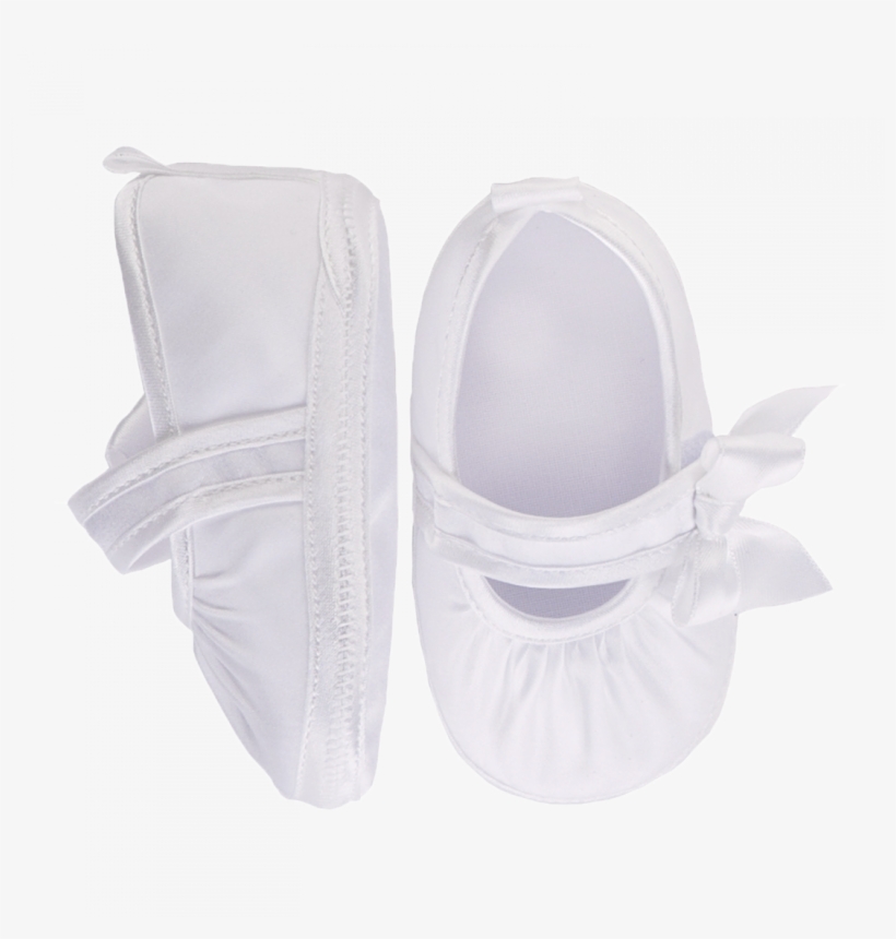 Cream Ballet Shoes With Bows - Cradle, transparent png download