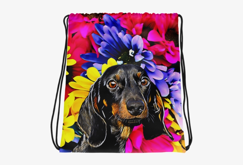 Drawstring Bag Dachshund - Dachshund, transparent png download