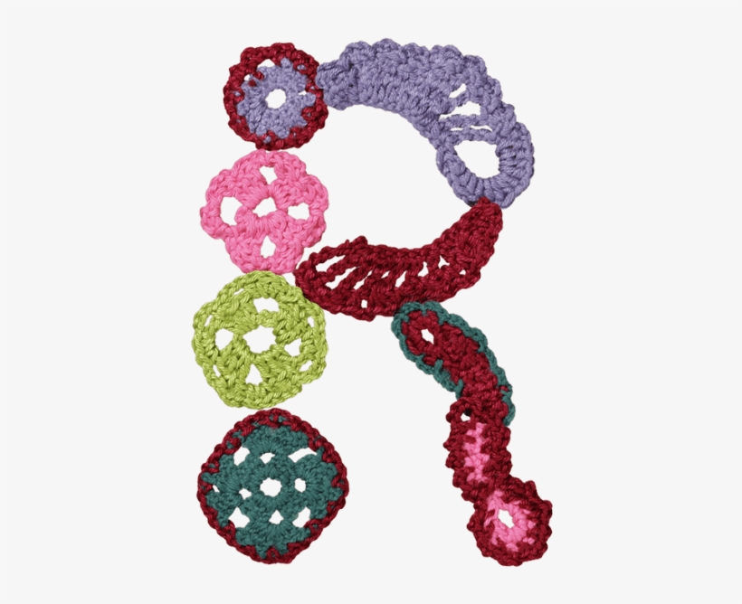 Decorate Knitting Font - Letter A Fabric Transparent, transparent png download