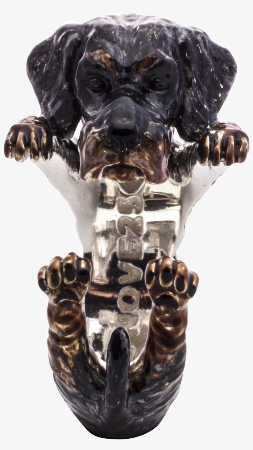 Dachshund Hug Ring - Pug, transparent png download