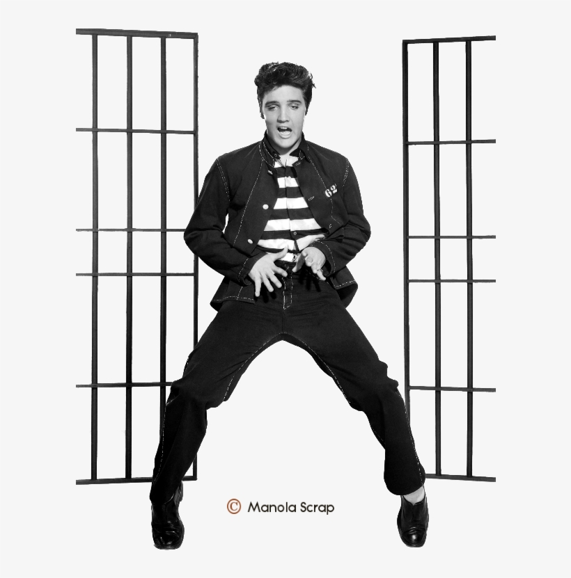 Tubes Personnes Celebres Page 2 Elvis Presley Elvis Presley Jailhouse Rock Transparent Png 606x780 Free Download On Nicepng