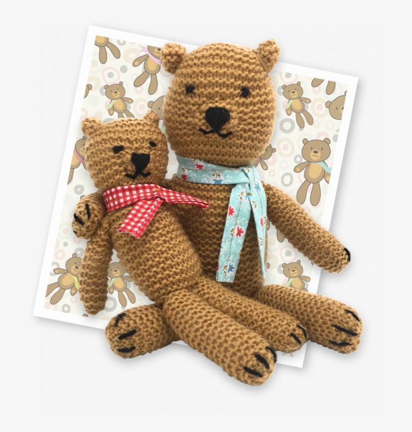 Knit Your Own Teddies Kit - Knitting, transparent png download