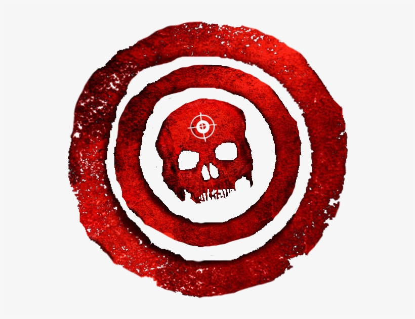 Bullseye By Pidkid On Clipart Library - Gears Of War, transparent png download
