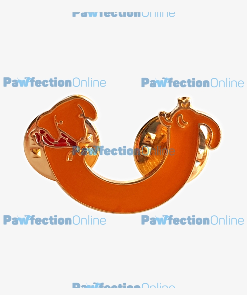 A Dachshund Wearing A Scarf Makes Such A Cute Pin / - Earrings, transparent png download