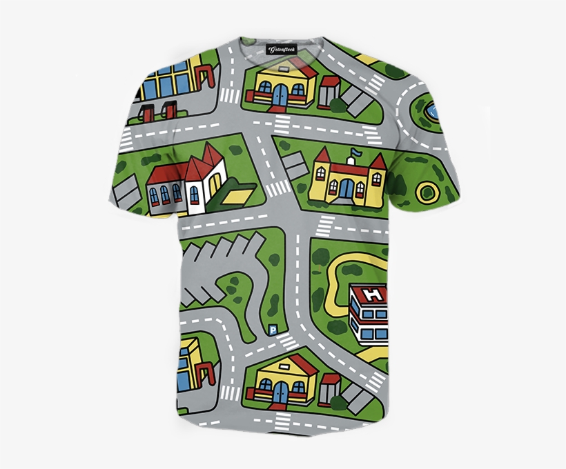 Toy Car - Toy Car City Map Hoodie, transparent png download