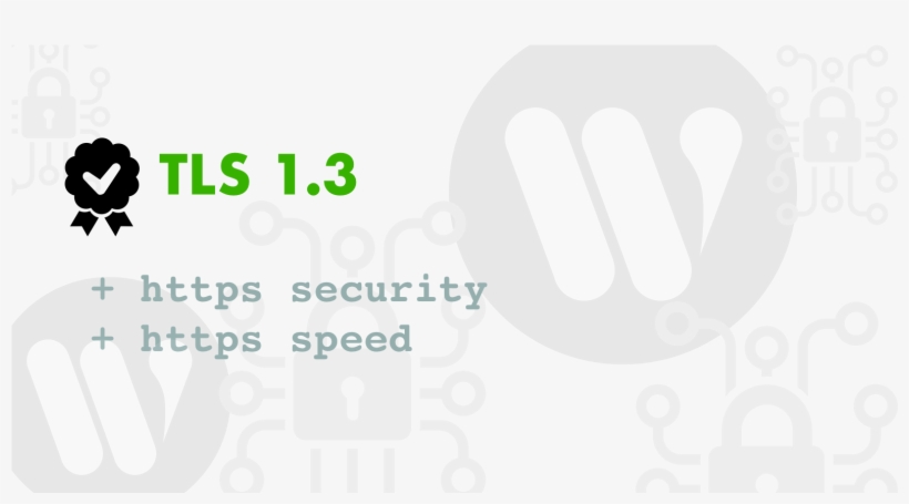 More Speed And Security With Tls13 - Graphic Design, transparent png download
