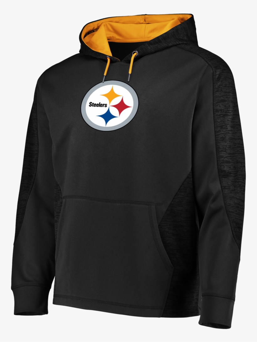 Pittsburgh Steelers Majestic Black 2018 Armor Hoodie - San Jose Sharks Black Hoodie, transparent png download