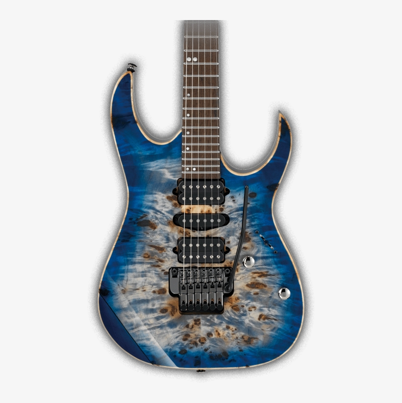 Electric Guitars - Ibanez Rg1070pbz Blue, transparent png download