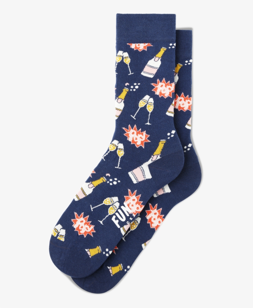 Women's Champagne Toast Socks - Sock, transparent png download