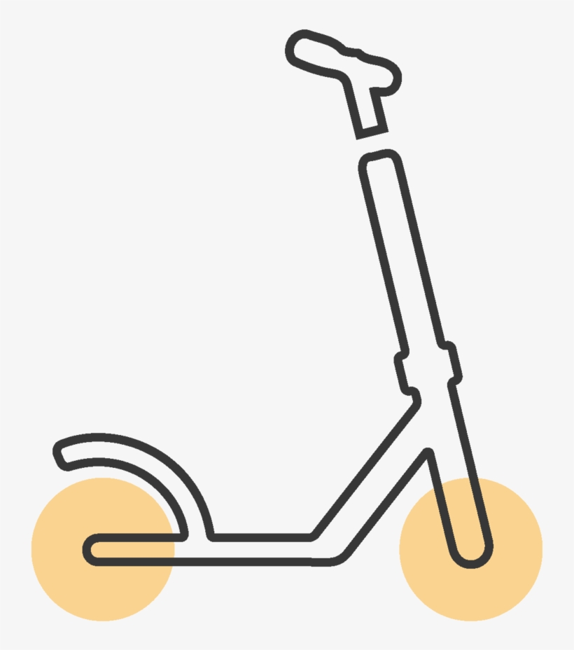 Scooter - Segway, transparent png download