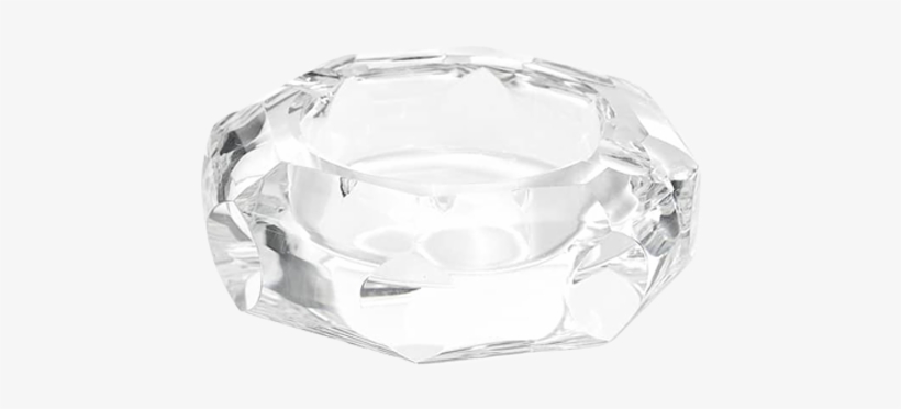 Glass Ashtray - Crystal, transparent png download