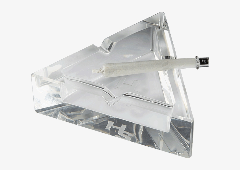 Premium Crystal Ashtray - Triangle, transparent png download