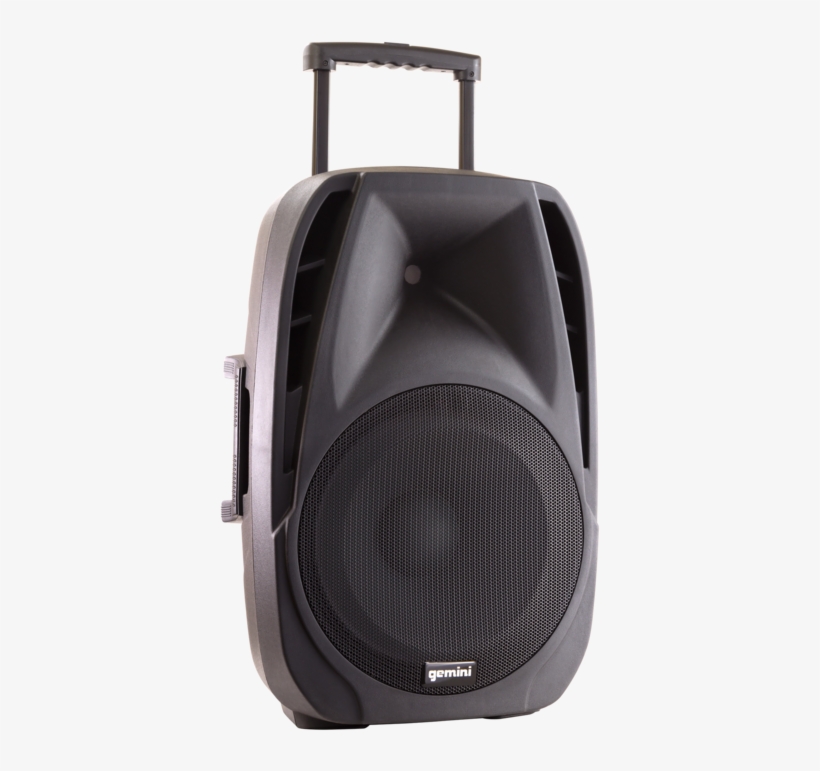 12" Active Battery Powered Loudspeaker - Gemini Es-15togo, transparent png download